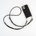 Leather Phone Necklace Case BLACK N045
