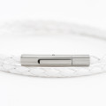 Leather Bracelet WHITE N125