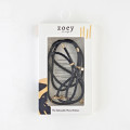 Leather Phone Necklace Case NAVY BLUE N039