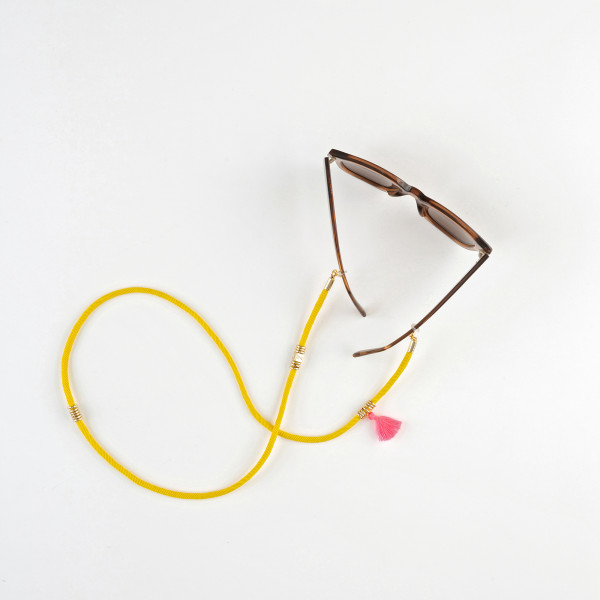 Glasses Chain YELLOW N0136
