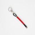 Leather Key Chain BLACK RED N181