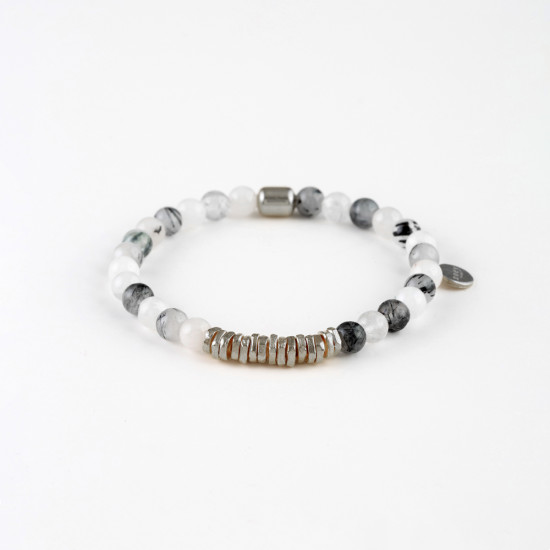 Natural Stones Silver Bracelet N257