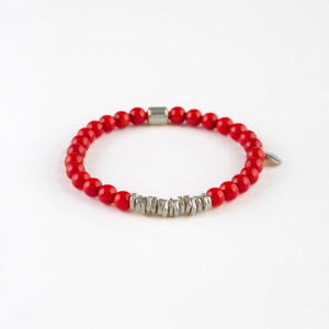 Natural Stones Silver Bracelet N258