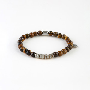 Natural Stones Silver Bracelet N262