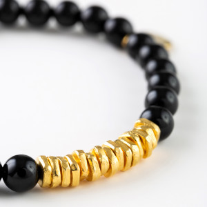 Natural Stones Silver Bracelet N263