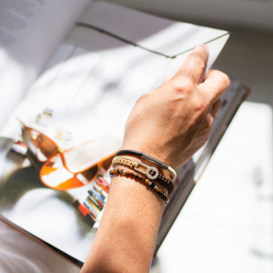 Macrame Silver Bracelet N266