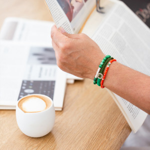 Macrame Silver Bracelet N269