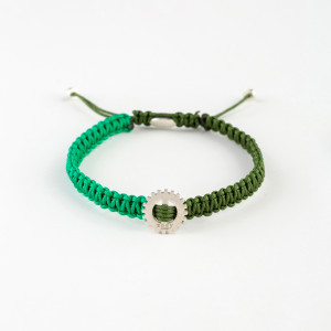 Macrame Silver Bracelet N269