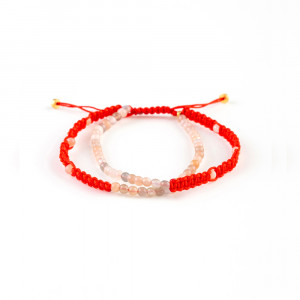 Macrame Natural Stones Bracelet N277