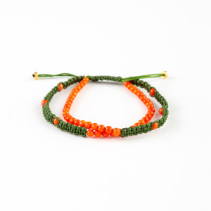 Macrame Natural Stones Bracelet N278