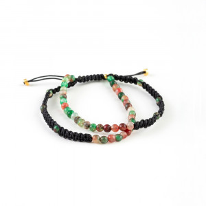 Macrame Natural Stones Bracelet N280