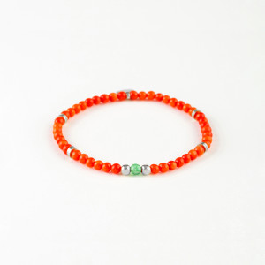 Natural Stones Silver Bracelet N282