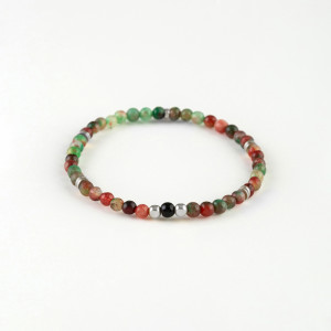 Natural Stones Silver Bracelet N286