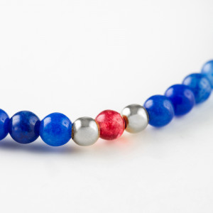 Natural Stones Silver Bracelet N288