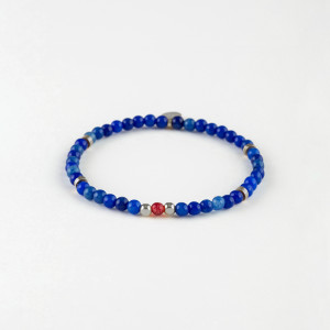 Natural Stones Silver Bracelet N288