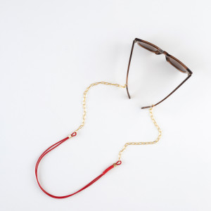 Leather Glasses Chain N147