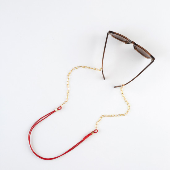 Leather Glasses Chain N147
