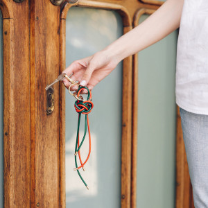 Leather Key Chain N177