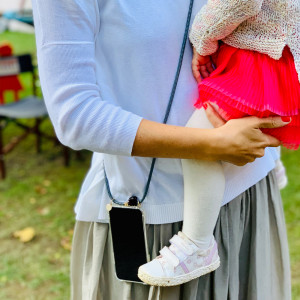 Leather Phone Necklace Case N036