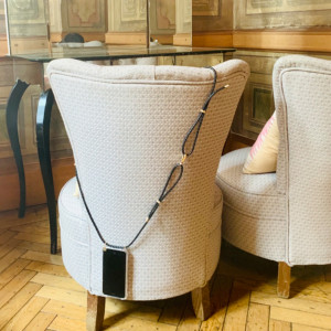 Leather Phone Necklace Case N040