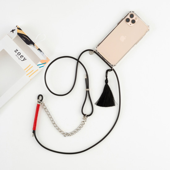 Leather Phone Necklace Case N047