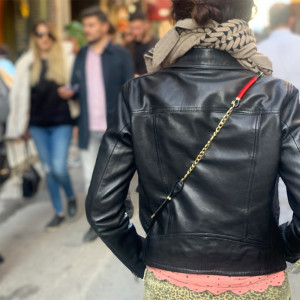 Leather Phone Necklace Case N047