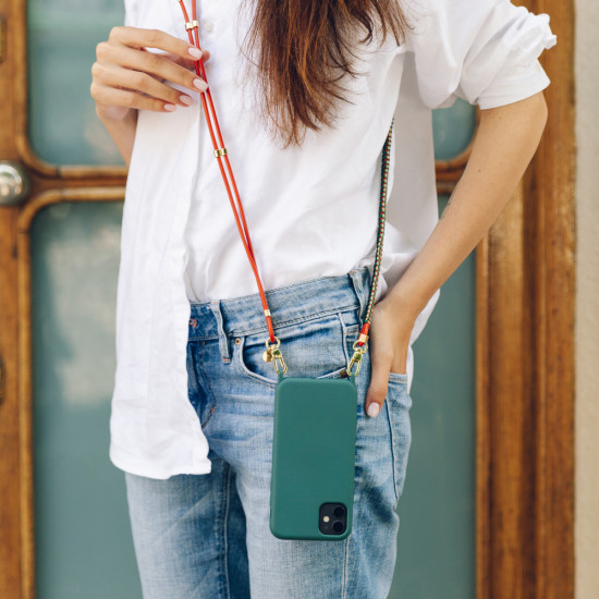 Leather Phone Strap N069