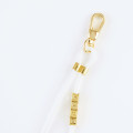 Leather Phone Necklace Case WHITE N054