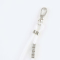 Leather Phone Necklace Case WHITE N054